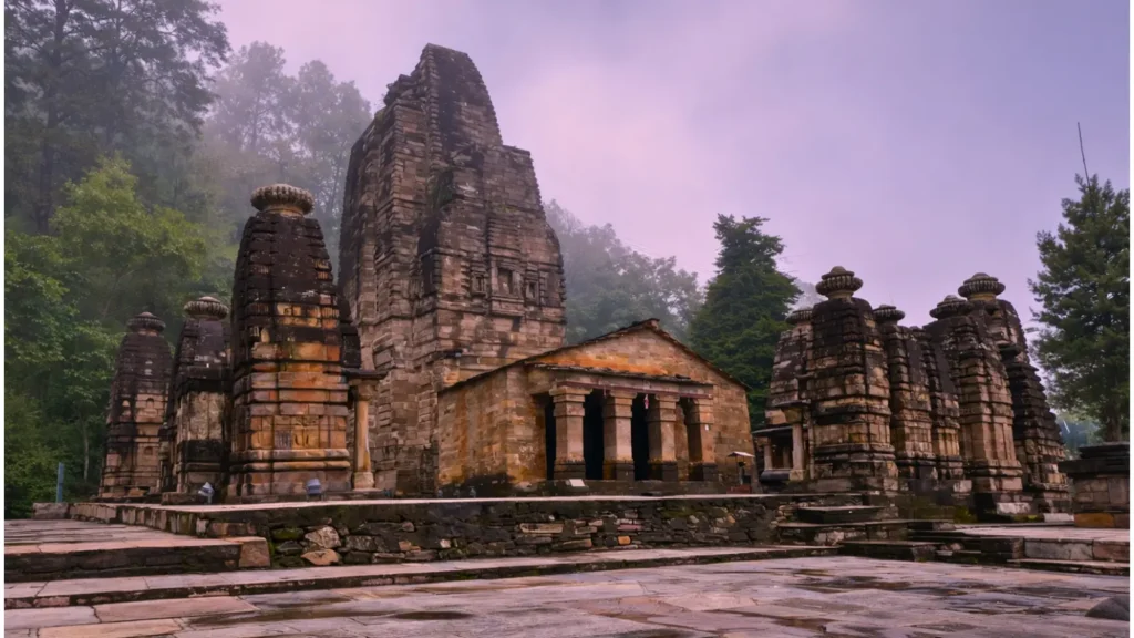 9th century stone carvings at Katarmal Sun Temple