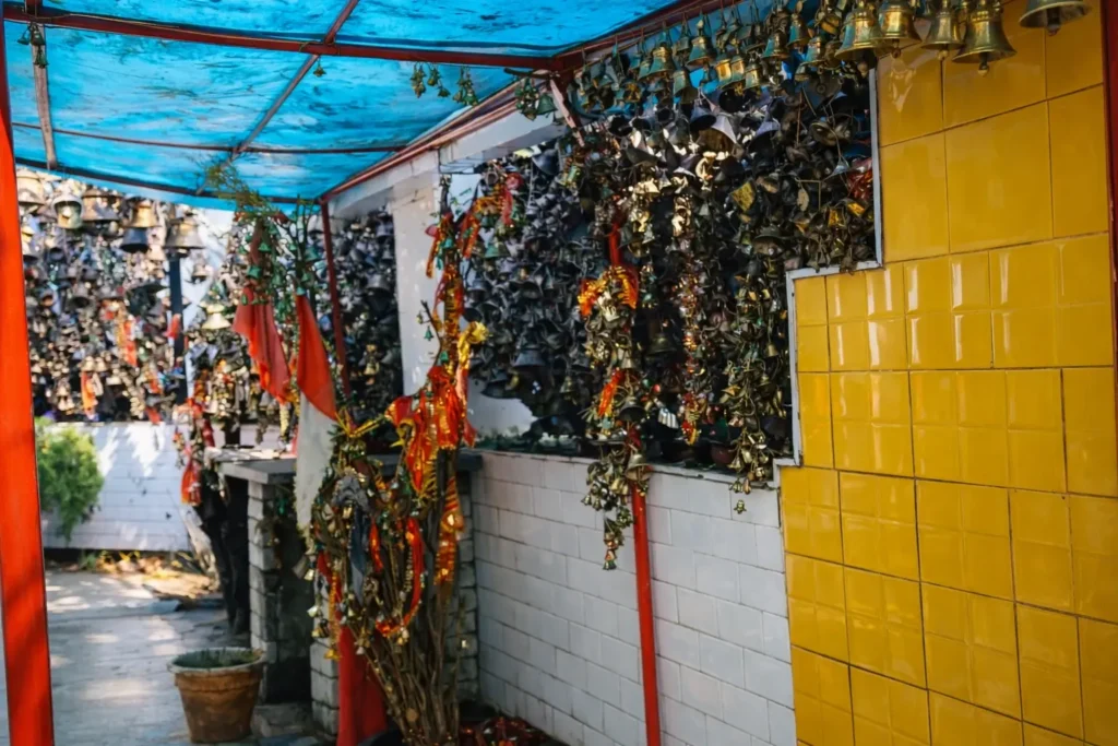 jhula devi temples bells
